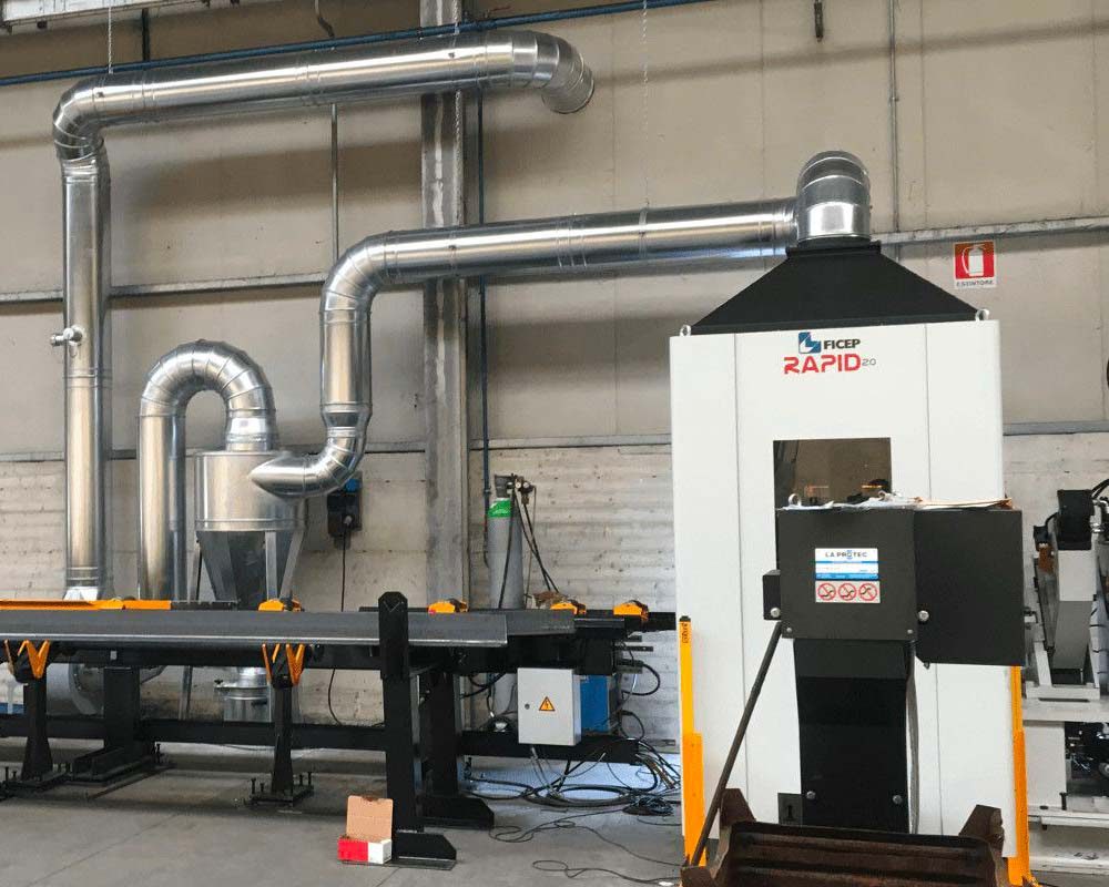 Impianti di aspirazione-OFFICINA-MET